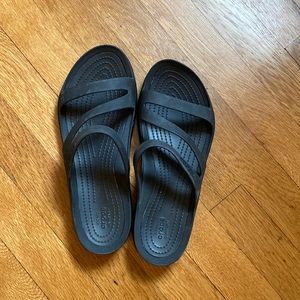 Croc sandals